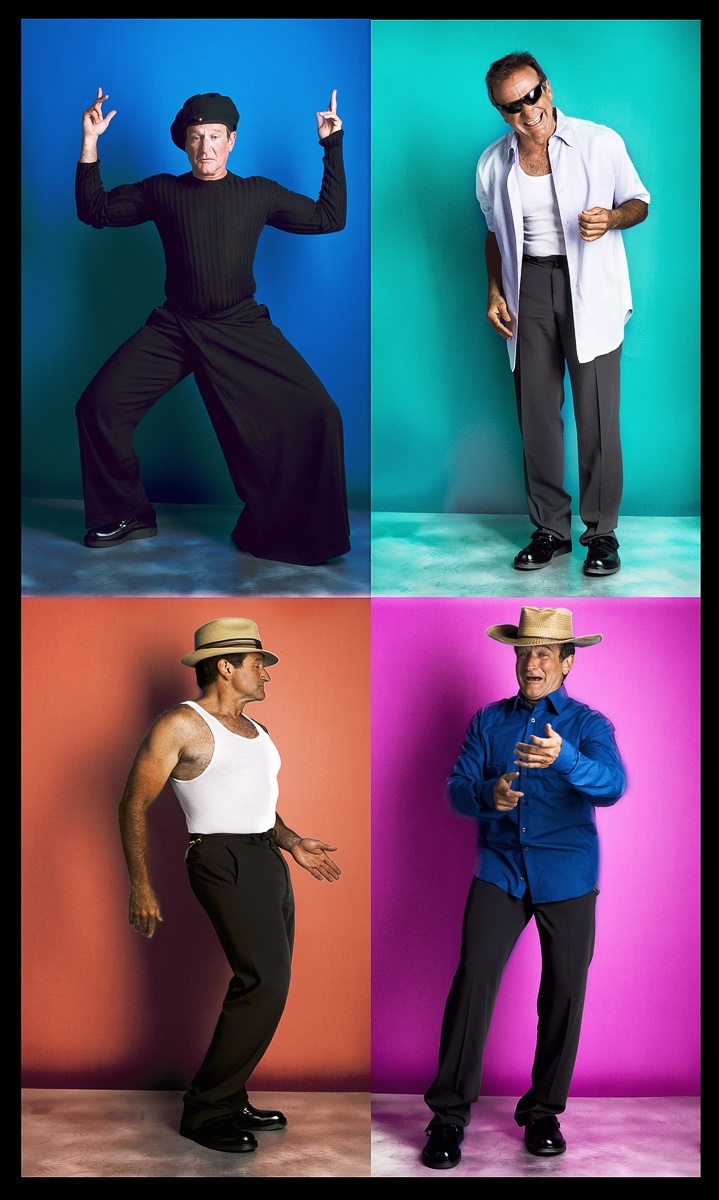 Robin as Martha Graham, Ray Charles. Latin Gigolo, John Wayne